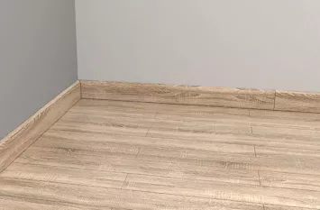 Sealing of plinths and parquet