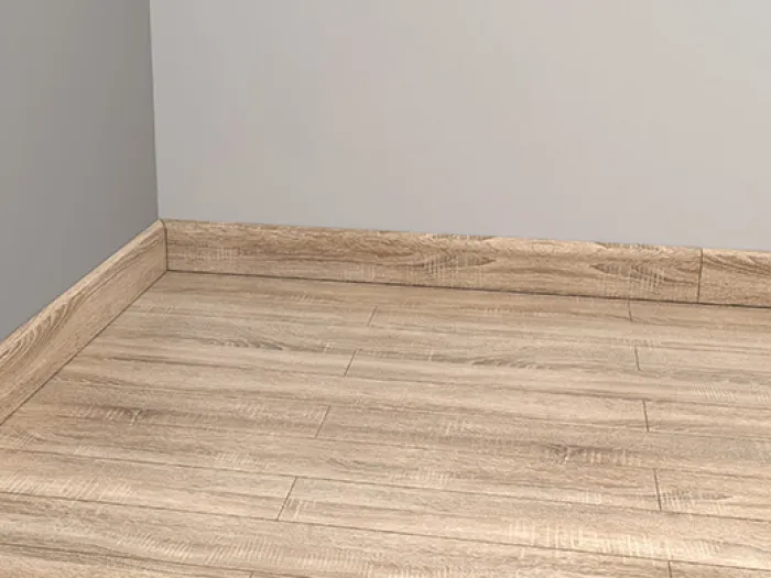 Sealing of plinths and parquet